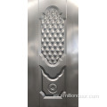 Panel de puerta de metal de diseño elegante